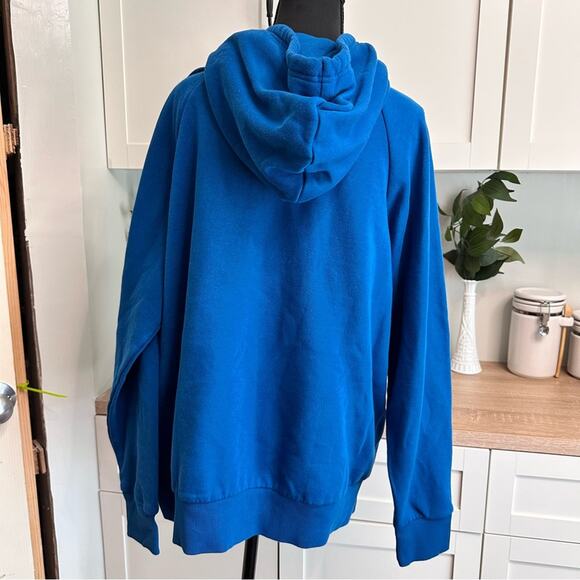 Under Armour Rival Hoodie Sweatshirt Womens Sz X LARGE XL Blue Thick Cotton - Picture 2 of 8
